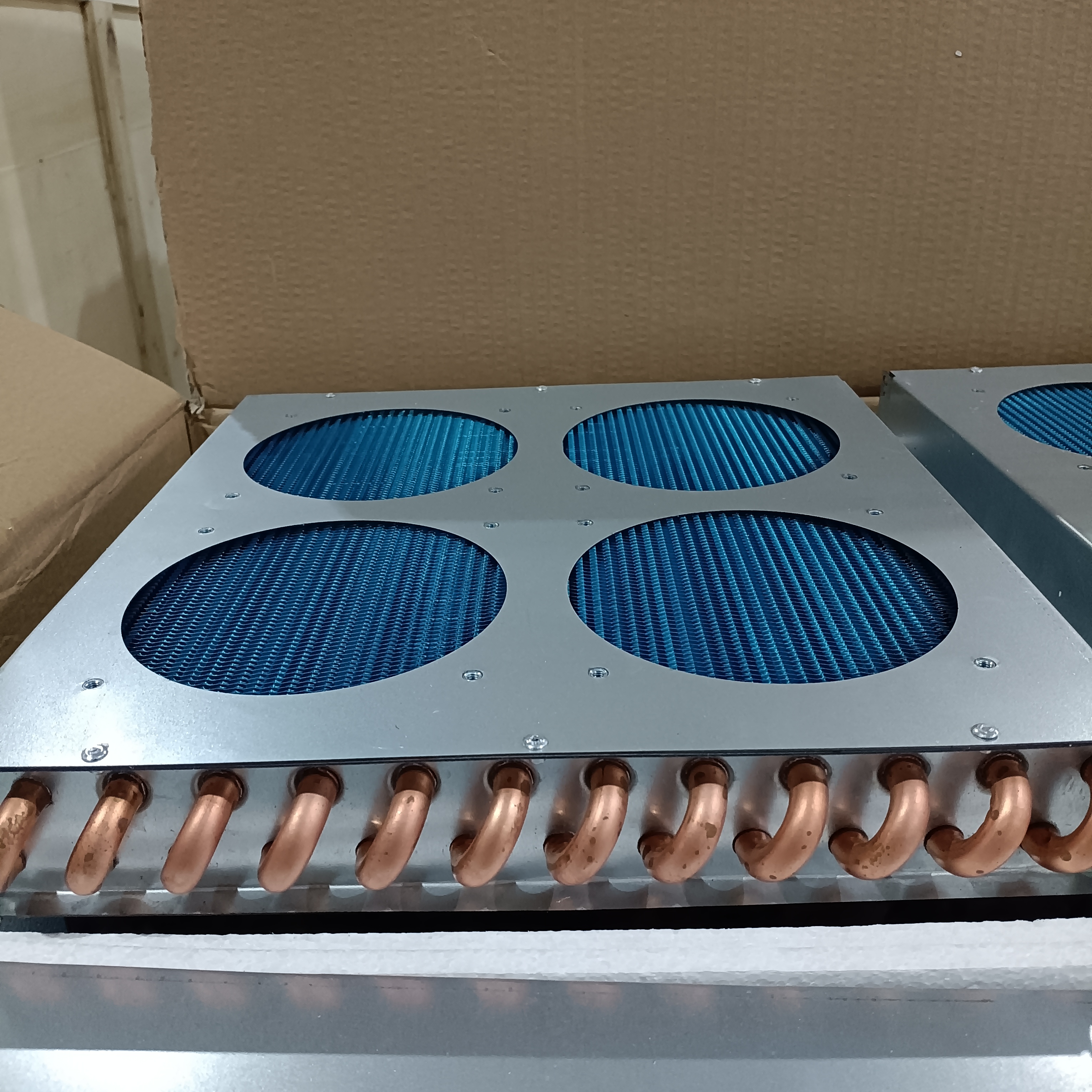 Aluminum Tube Fin Dehumidifier Condenser