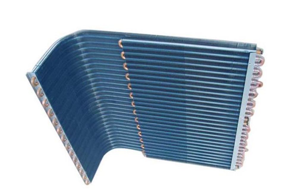 Condenser coil for outdoor units of household air conditioners